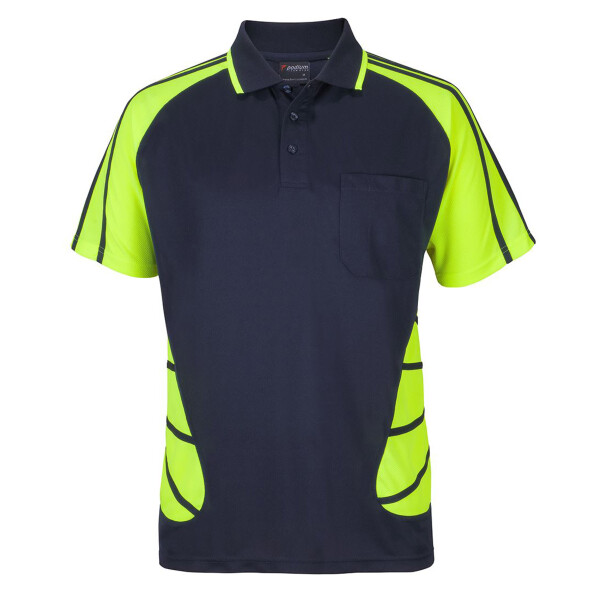 JB's Mens Hi Vis Street Spider Polo Thumbnail